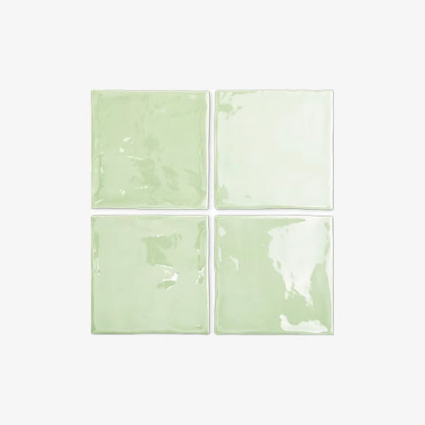Jelly Glazed Tile | Avocado Light Green