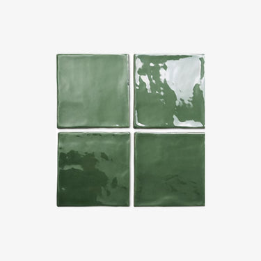 Jelly Glazed Tile | Avocado Dark Green