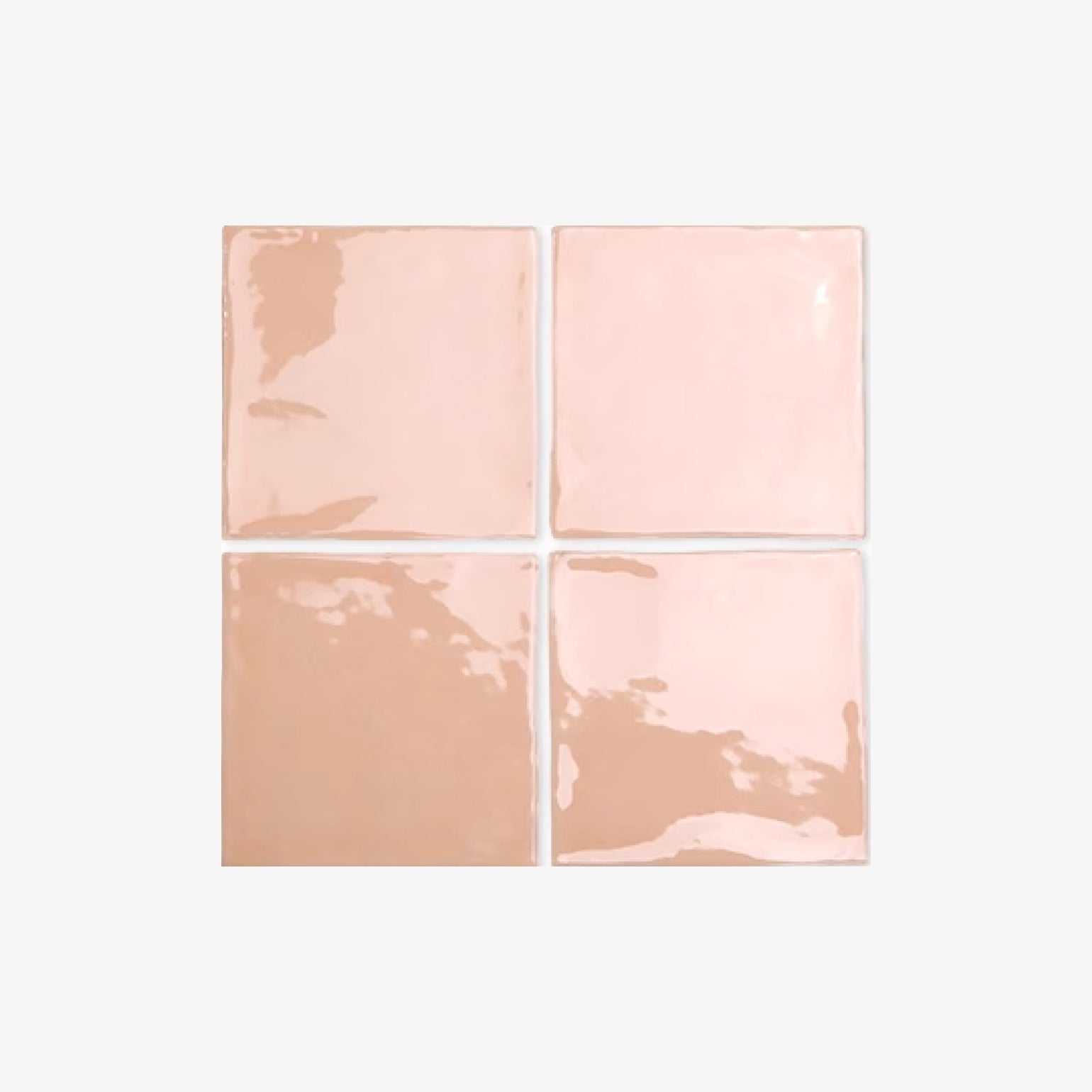 Jelly Glazed Tile | Coral Light Red