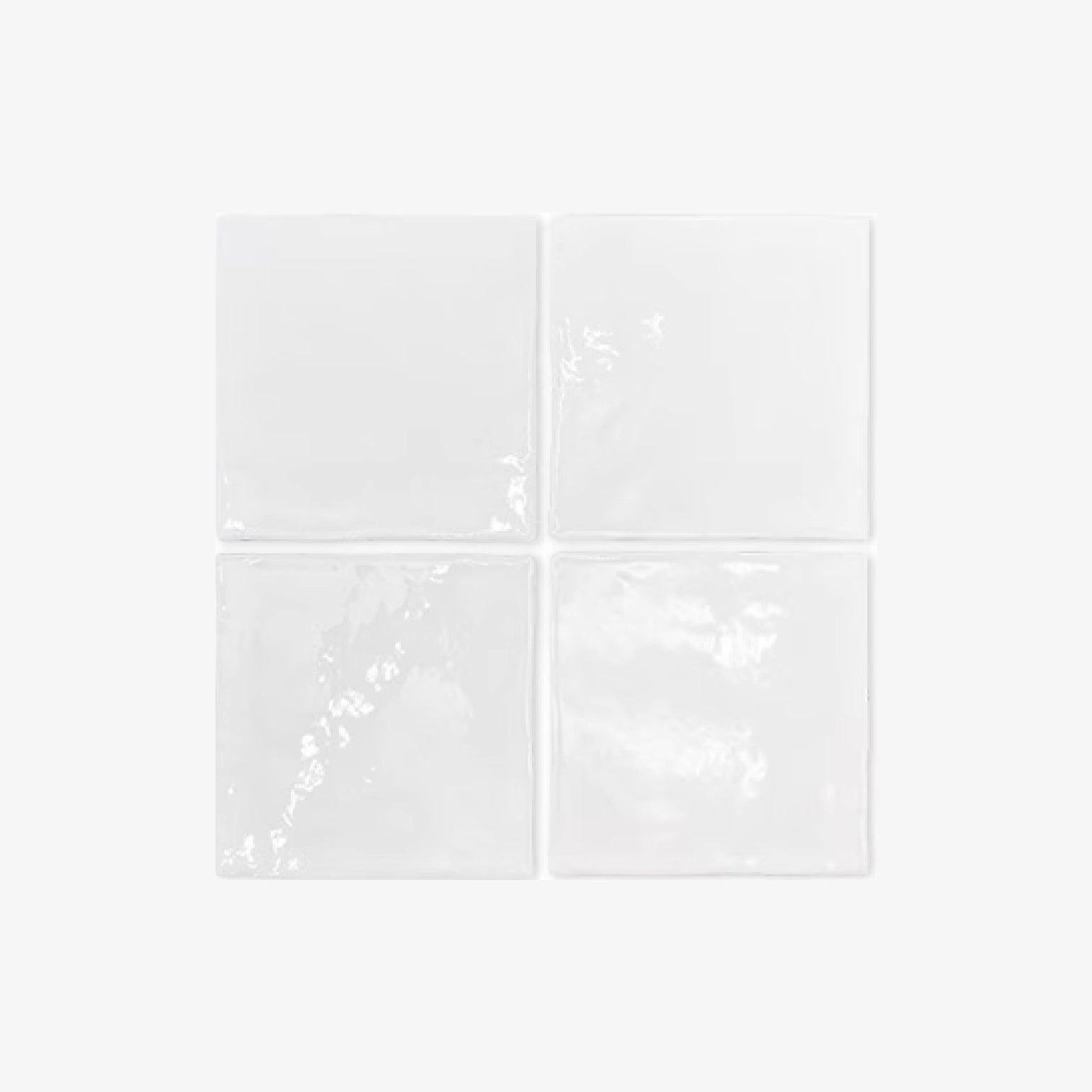 Jelly Glazed Tile | Pure White