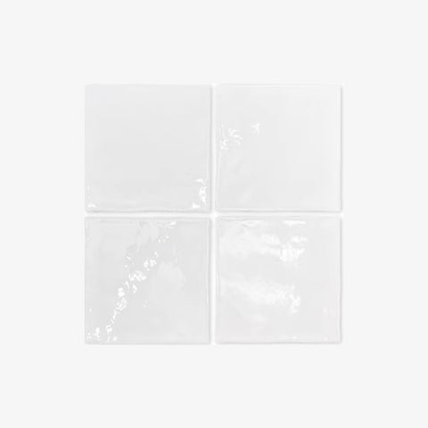 Jelly Glazed Tile | Pure White