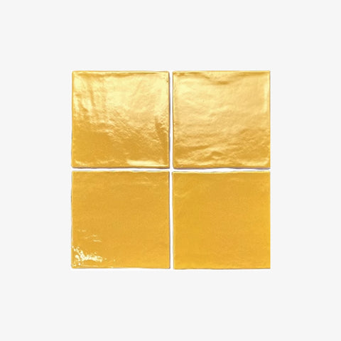 Jelly Glazed Tile | Semi Matt Yellow