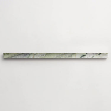 Concave Jade Green Marble - Long Cut