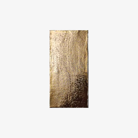 Gold Structured Tile | Large Rectangle