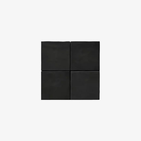 Bloom Tile | Black Gray