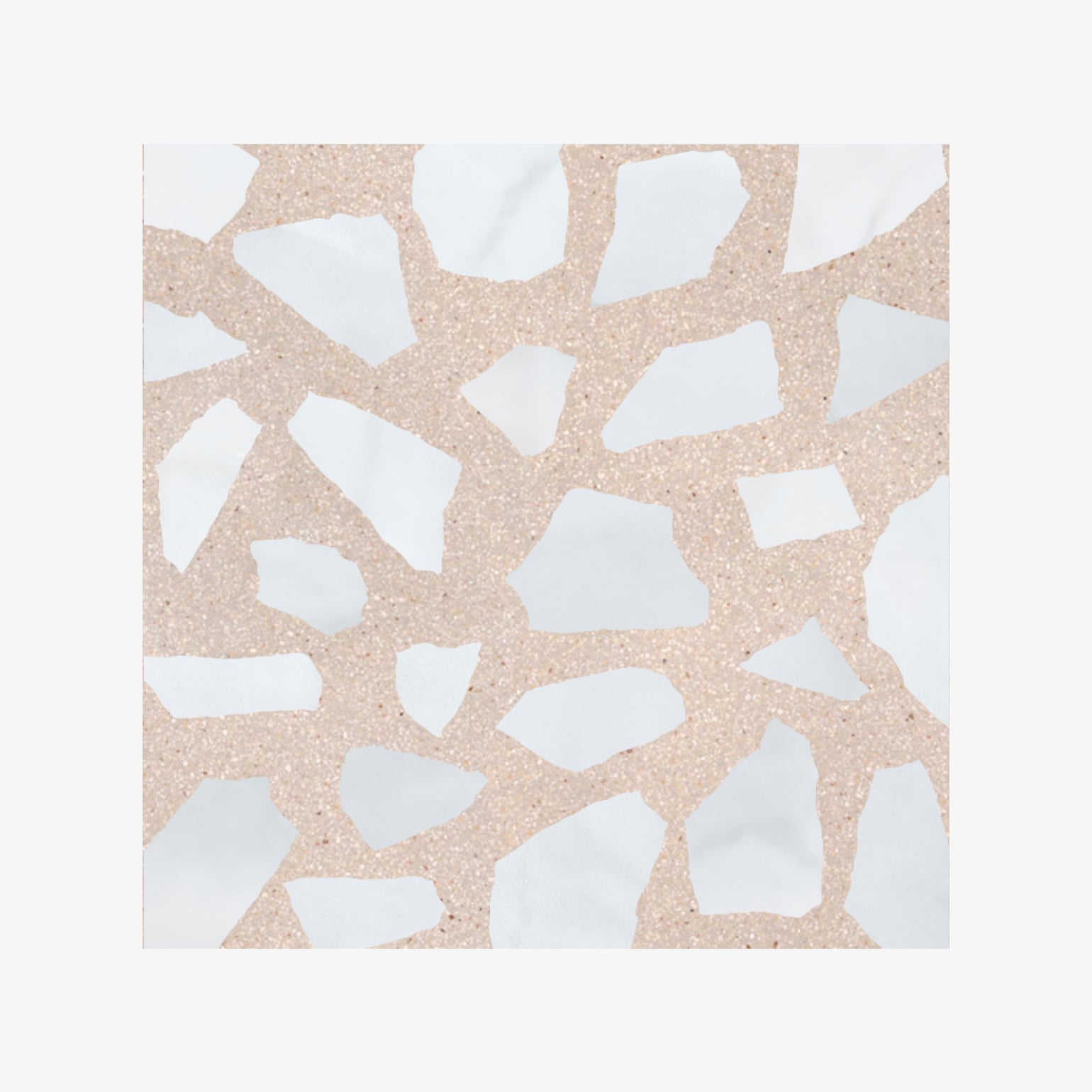 Terrazzo Large A, White/07G