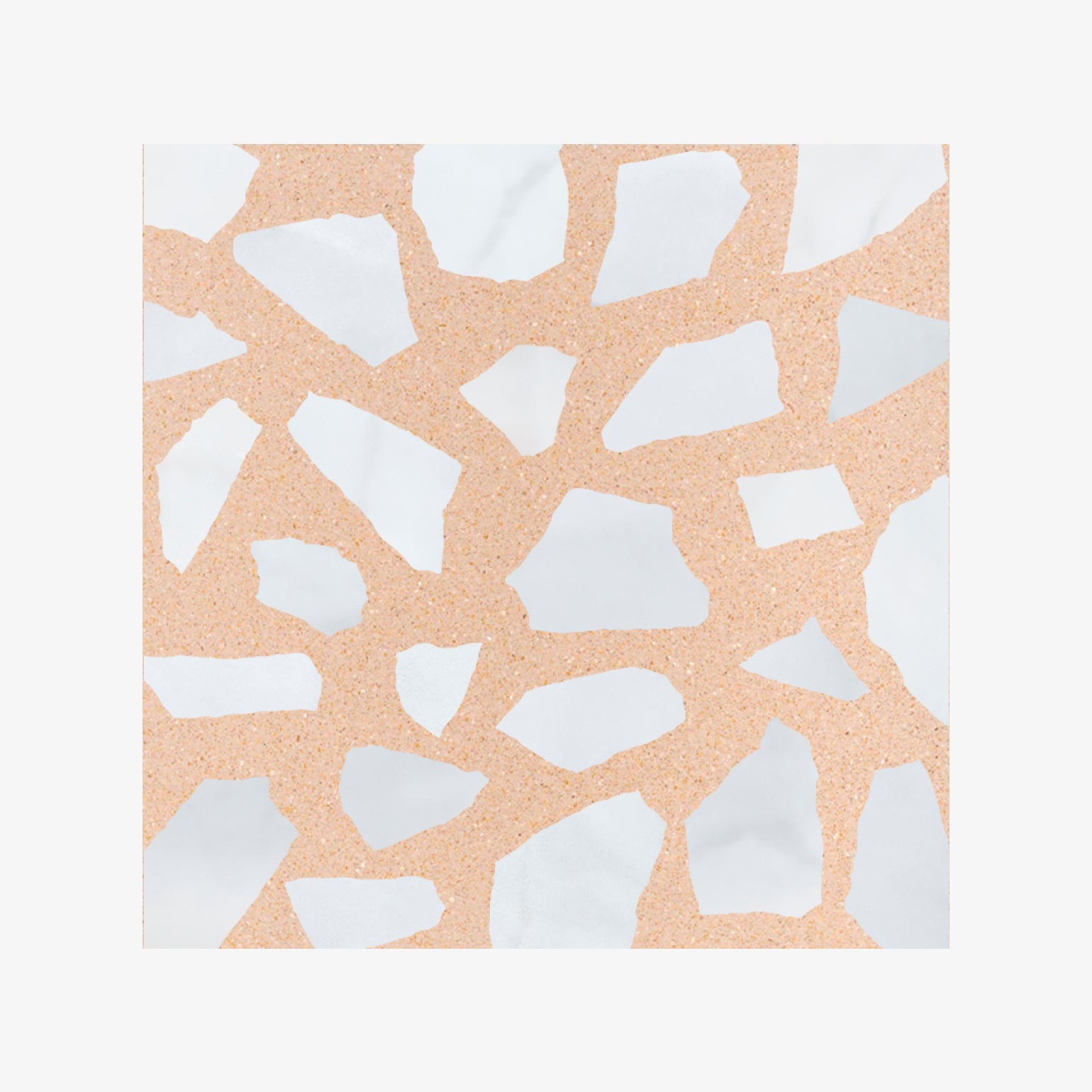 Terrazzo Large A, White/49G