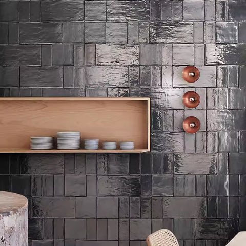 Steel Gray Tile | Large Rectangle