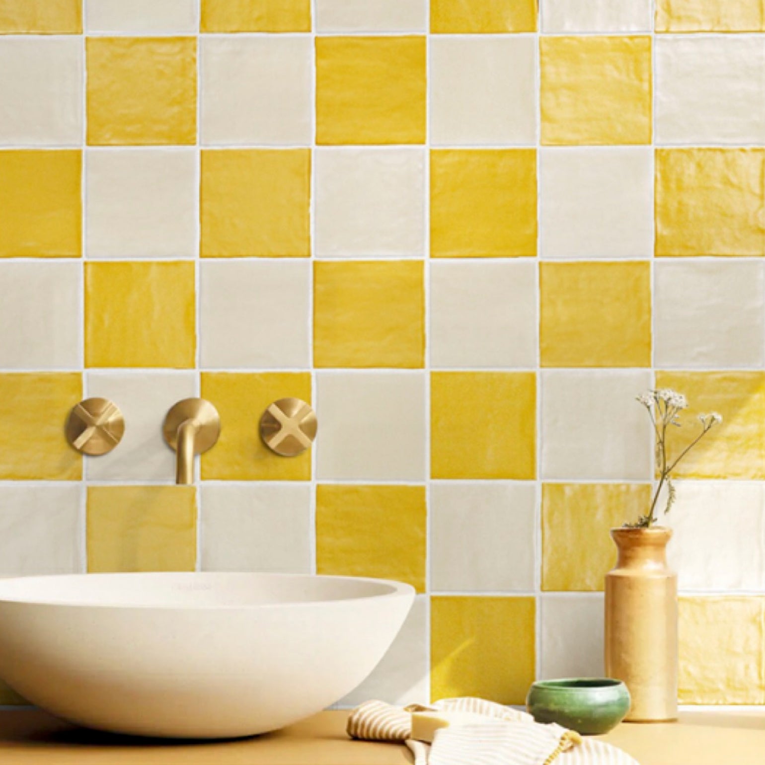 Jelly Matt Tile | Bright Yellow