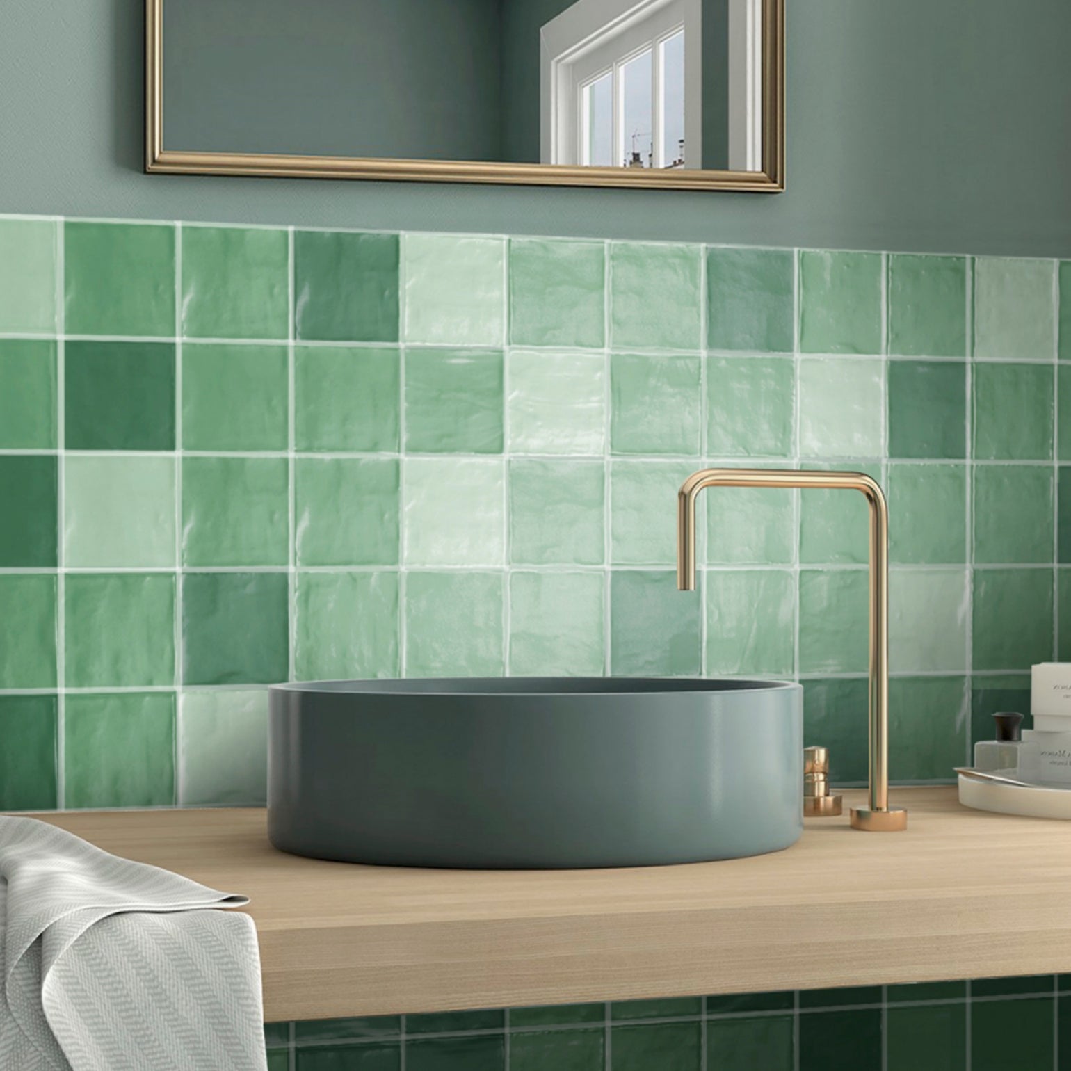 Jelly Matt Tile | Avocado Light Green