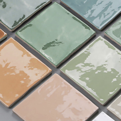Jelly Glazed Tile | Semi Matt Black