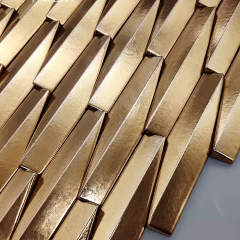 Trapezoid Gold Tile