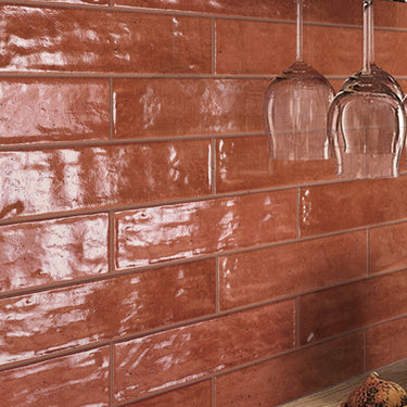 Kash Tile | Watermelon Red